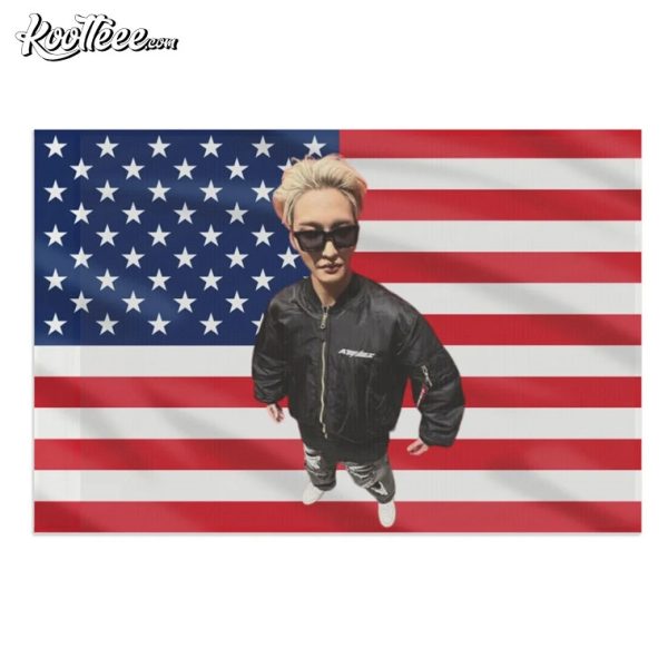 Seonghwa Ateez Meme American Flag