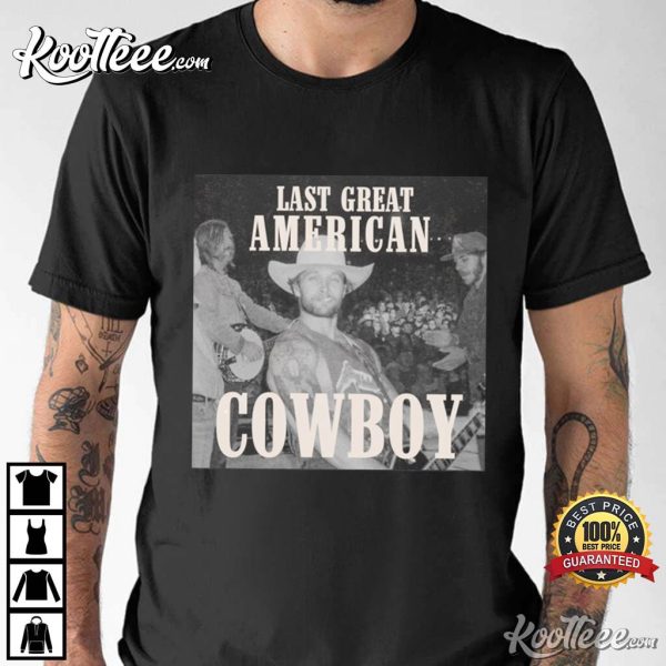 Noah Le Gros Last Great American Cowboy Zach Bryan Concert T-Shirt