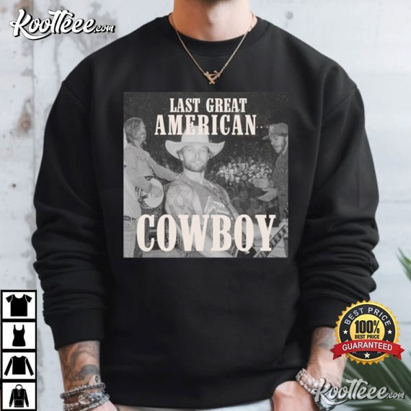 Noah Le Gros Last Great American Cowboy Zach Bryan Concert T-Shirt