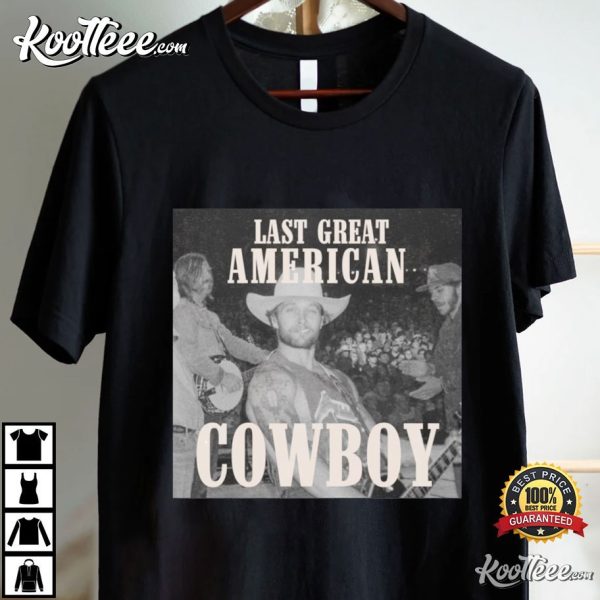 Noah Le Gros Last Great American Cowboy Zach Bryan Concert T-Shirt