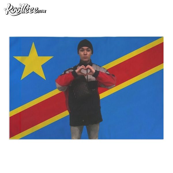 Vernon Seventeen Democratic Republic of Congo Flag Wall Tapestry