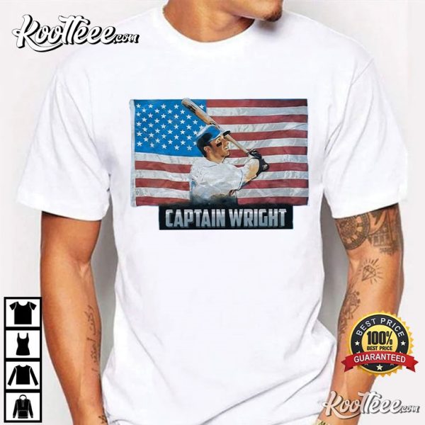 Mets David Wright Captain Wright T-Shirt