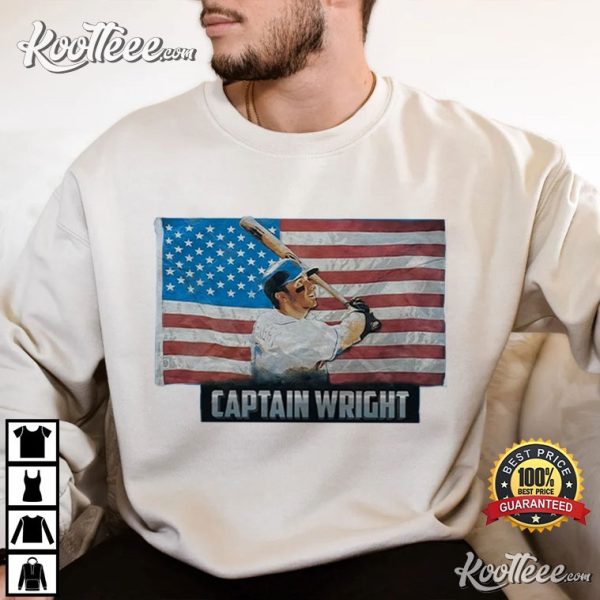 Mets David Wright Captain Wright T-Shirt