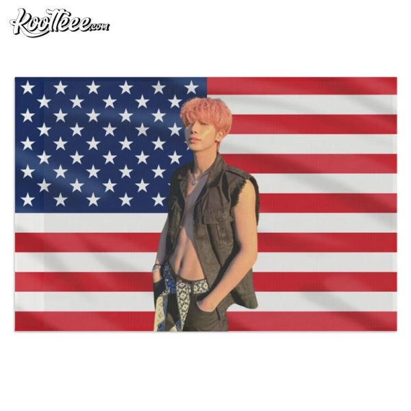 Taehyun TXT American Flag