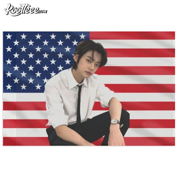 Yeonjun TXT Tie American Flag