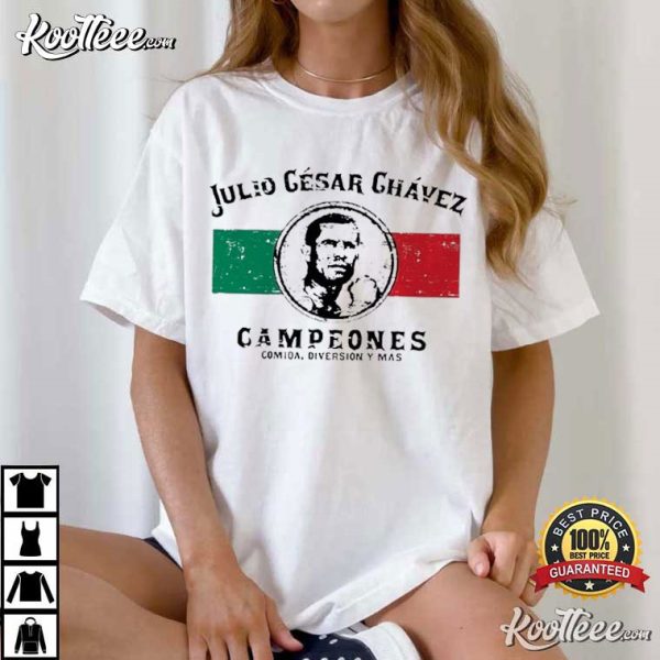 Julio Cesar Chavez Boxing Legend T-Shirt