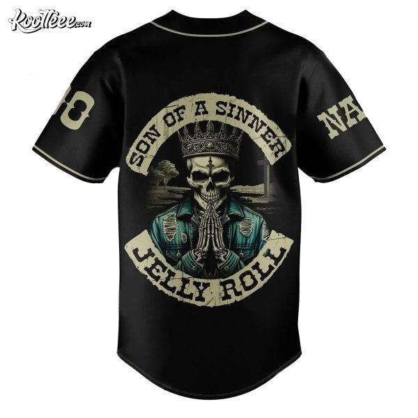 Jelly Roll The Beautifully Broken Tour Personalized Baseball Jersey