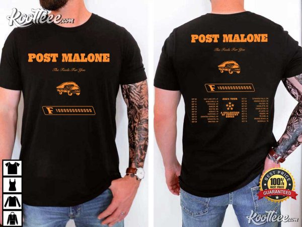 Post Malone The F-1 Trillion Tour 2024 T-Shirt