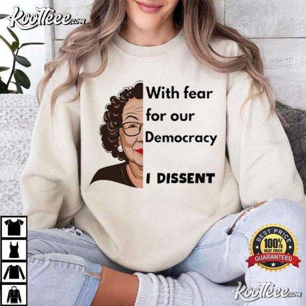 Political Activism Justice For Democracy RBG Dissent T-Shirt