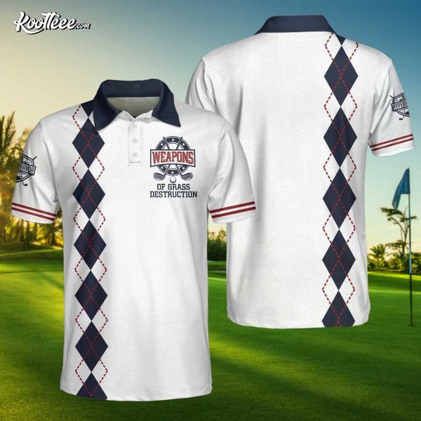 Weapons Of Grass Destruction Golf Polo Shirt