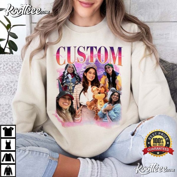 Custom Photo Vintage Custom Your Own Gift T-Shirt