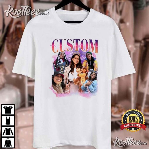 Custom Photo Vintage Custom Your Own Gift T-Shirt