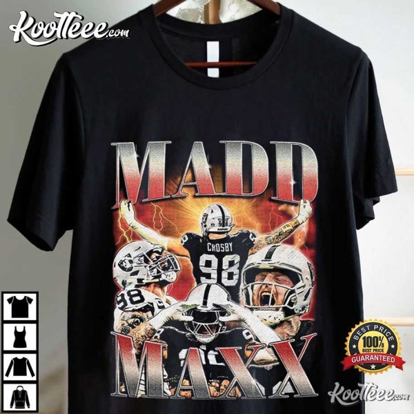 Maxx Crosby Madd Maxx Vintage 90s T-Shirt