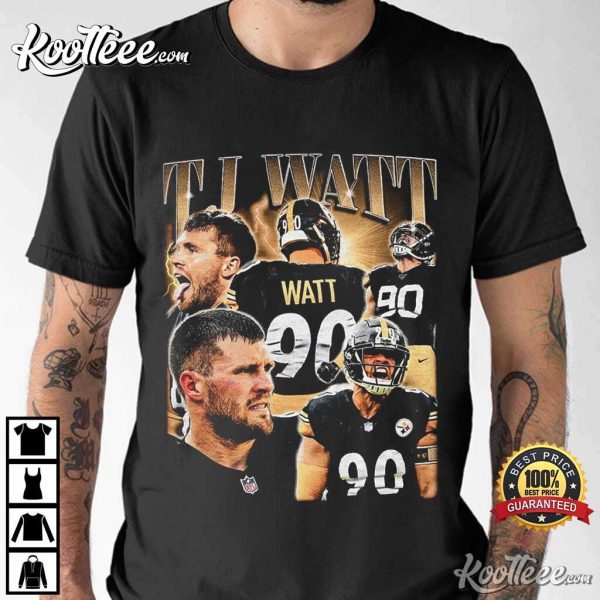 TJ Watt Vintage 90s American Football T-Shirt