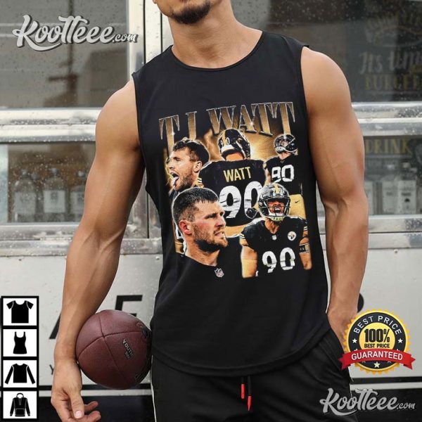 TJ Watt Vintage 90s American Football T-Shirt