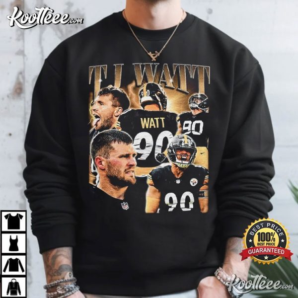 TJ Watt Vintage 90s American Football T-Shirt