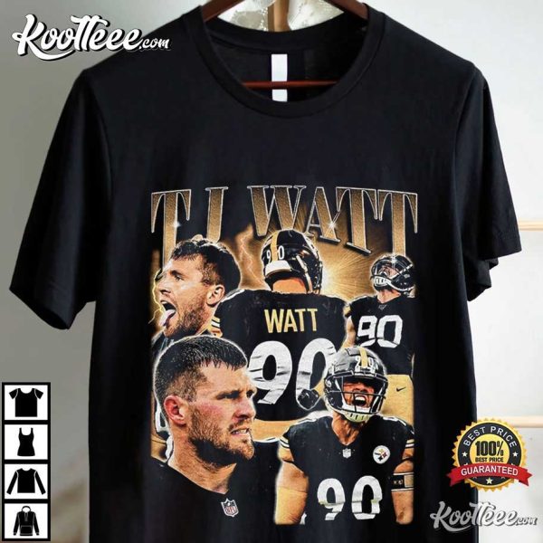 TJ Watt Vintage 90s American Football T-Shirt