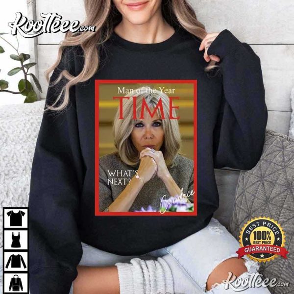 Candace Owens Brigitte Macron Man Of The Year Time T-Shirt