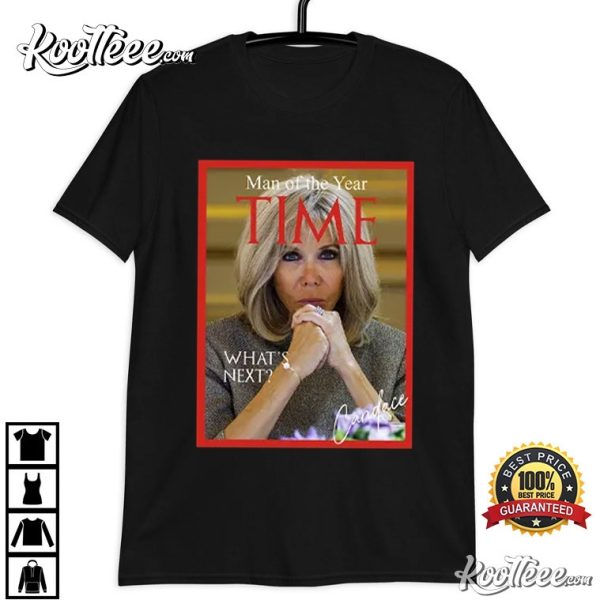 Candace Owens Brigitte Macron Man Of The Year Time T-Shirt