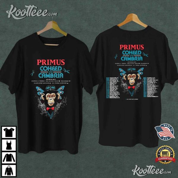 Primus Coheed And Cambria Summer 2024 Us Tour T-Shirt