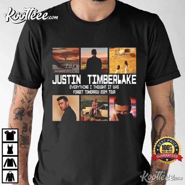 Justin Timberlake Forget Tomorrow 2024 Tour T-Shirt