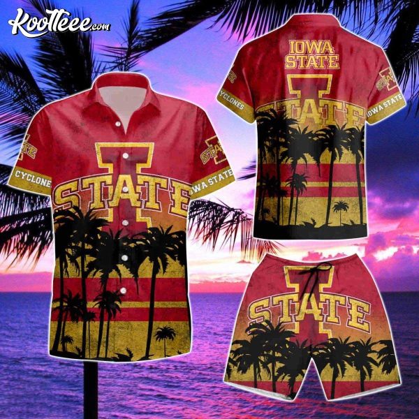 Iowa State Cyclones Summer Hawaiian Shirt And Shorts