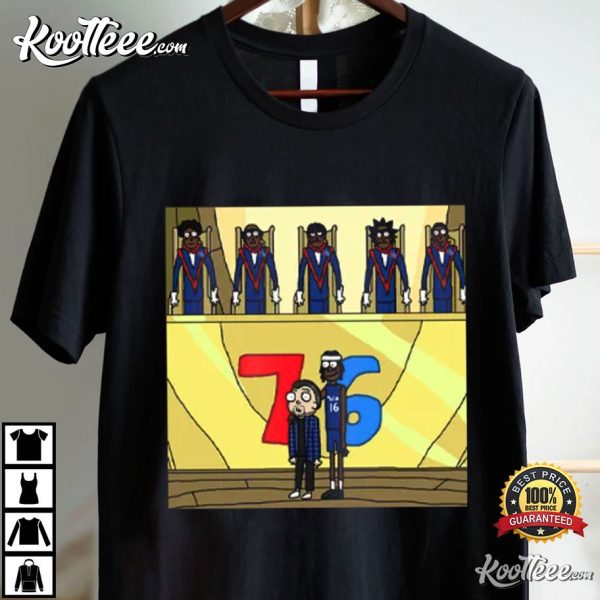 Philadelphia 76ers Council Of Rickys And Daryl Morty T-Shirt