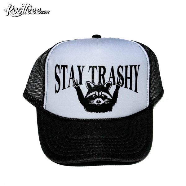 Raccoon Stay Trashy Trucker Cap