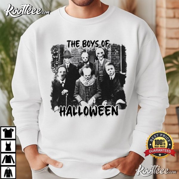 Horror Movie Characters The Boys Of Halloween T-Shirt