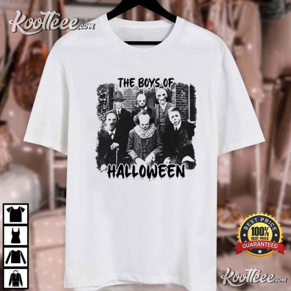 Horror Movie Characters The Boys Of Halloween T-Shirt