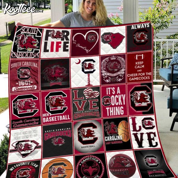 South Carolina Gamecocks Football Gift For Fan Quilt Blanket