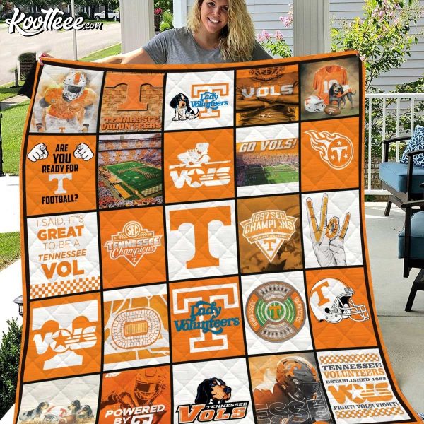 Tennessee Volunteers NCAA Quilt Blanket