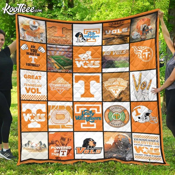 Tennessee Volunteers NCAA Quilt Blanket