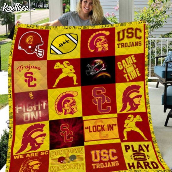 USC Trojans NCAA Quilt Blanket