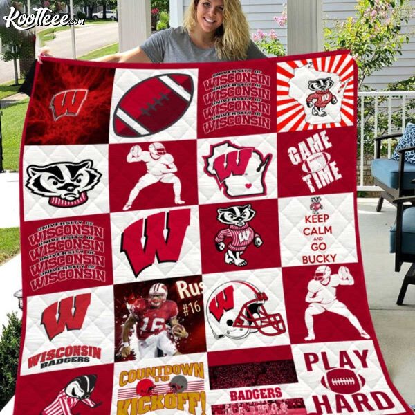 Wisconsin Badgers NCAA Quilt Blanket