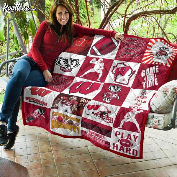 Wisconsin Badgers NCAA Quilt Blanket