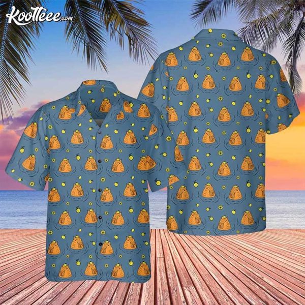 Capybara Summer Animal Gift Hawaiian Shirt