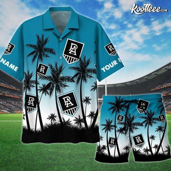 Port Adelaide AFL Personalized Hawaiian Shirt And Shorts