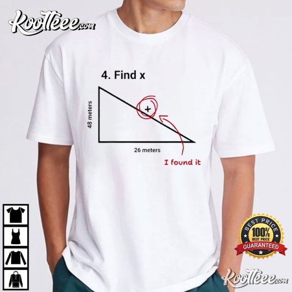 Find X Tom Holland Spiderman Funny Math T-Shirt