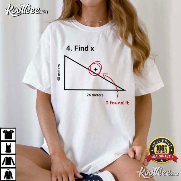 Find X Tom Holland Spiderman Funny Math T-Shirt