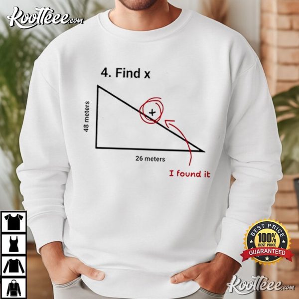 Find X Tom Holland Spiderman Funny Math T-Shirt