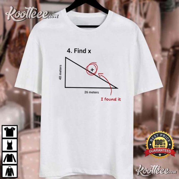 Find X Tom Holland Spiderman Funny Math T-Shirt