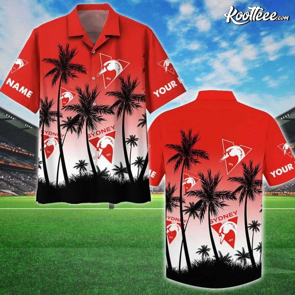 Sydney Swans AFL Personalized Hawaiian Shirt And Shorts