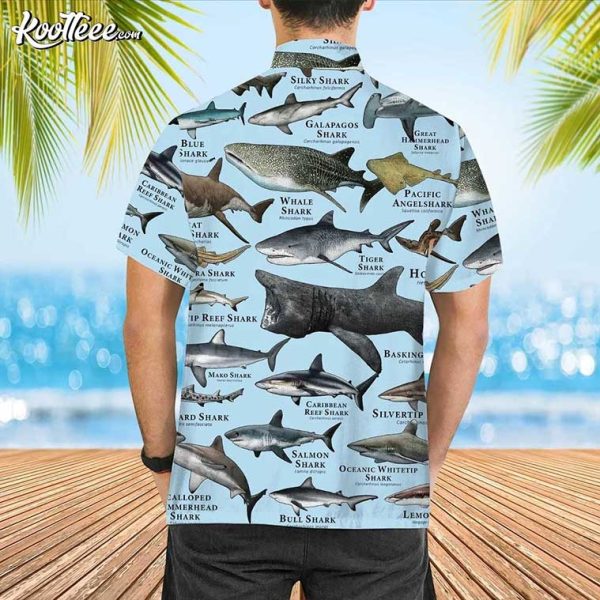 Types Of Sharks Hawaiian Shirt