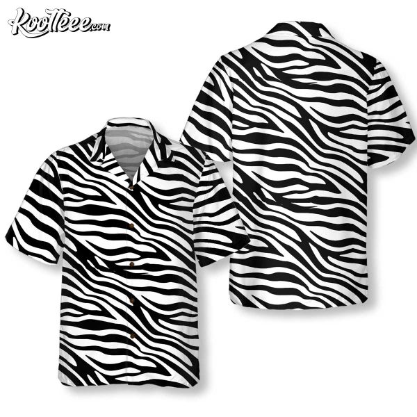 Zebra Pattern Hawaii Shirt