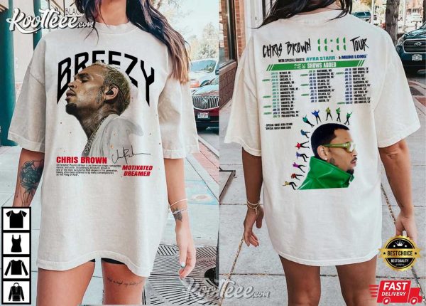 Chris Brown Breezy 1111 Tour 2024 T-Shirt