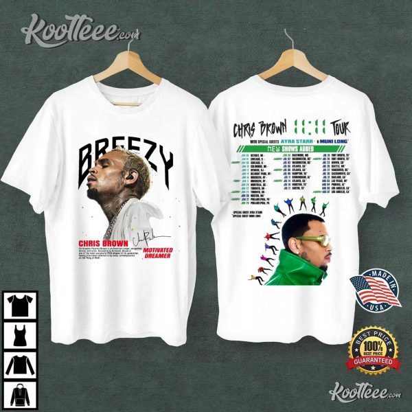 Chris Brown Breezy 1111 Tour 2024 T-Shirt