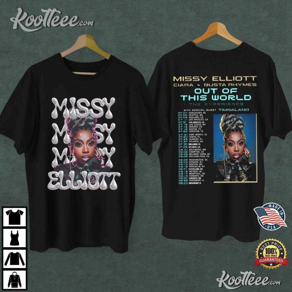 Missy Elliott Out Of This World 2024 Tour Merch T-Shirt