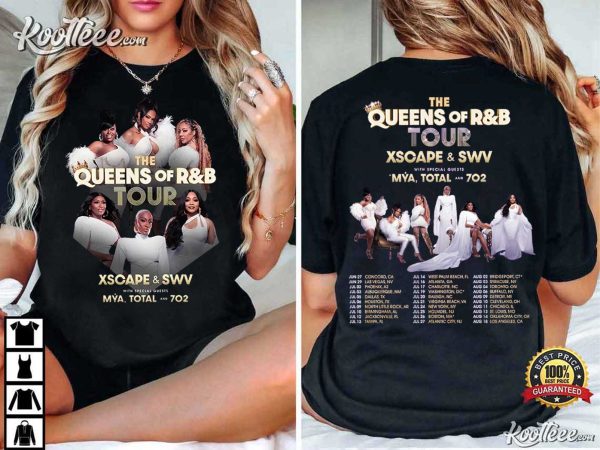 SWV Xscape Queens Of RB Tour 2024 Fan Gift T-Shirt