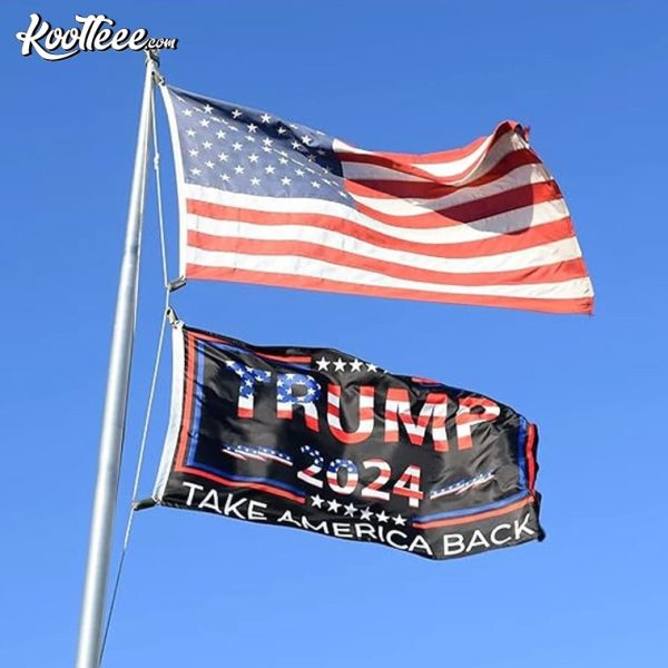 Trump 2024 Take America Back Flag